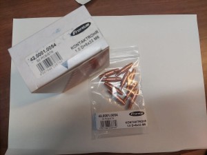 Końcówka prądowa FRONIUS AW2500 (ORYGINAŁ) M6x33 fi 1,0 42.0001.0054