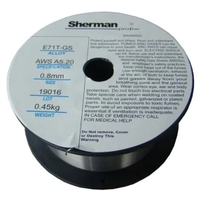 Drut spawalniczy proszkowy samoosłonowy KING-S szpula D100 ⌀ 0,8 mm D100 0,45kg